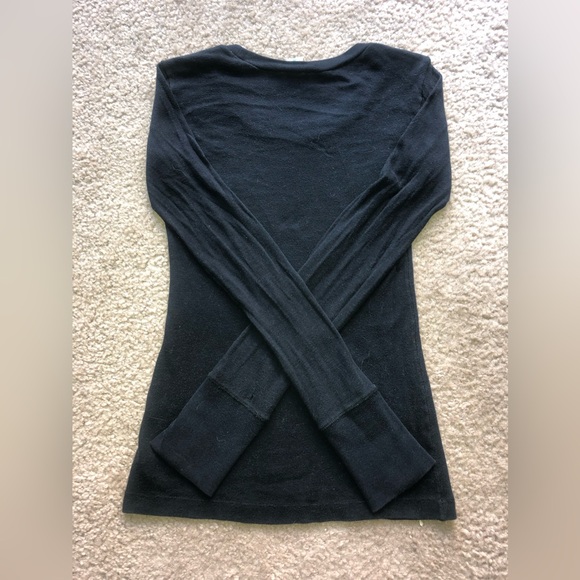 SOLD! Free People Rare Old School Black Button Cuff Top S SOLD ** SOLD* - Picture 5 of 14